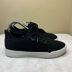 Vessi Welcome Sneakers Womens 8 Black Low Top Comfort Shoes